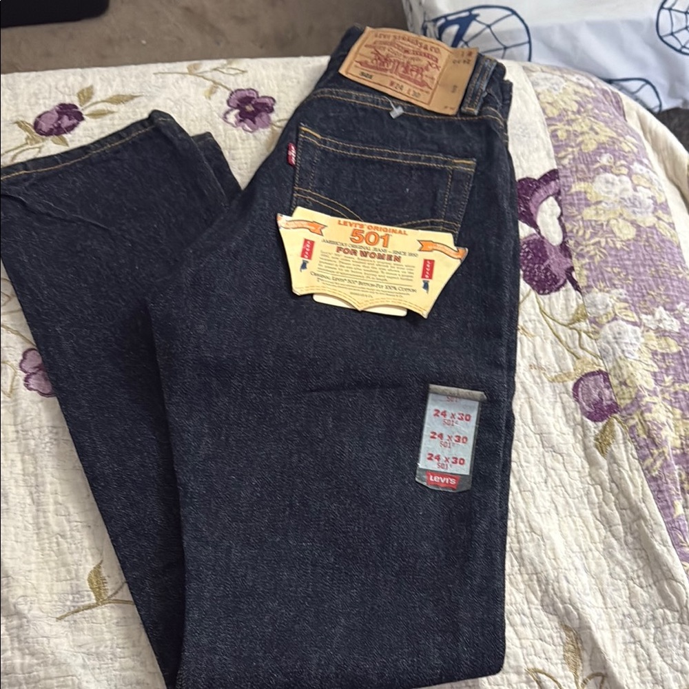 Levi's women Dark Blue Straight Jeans